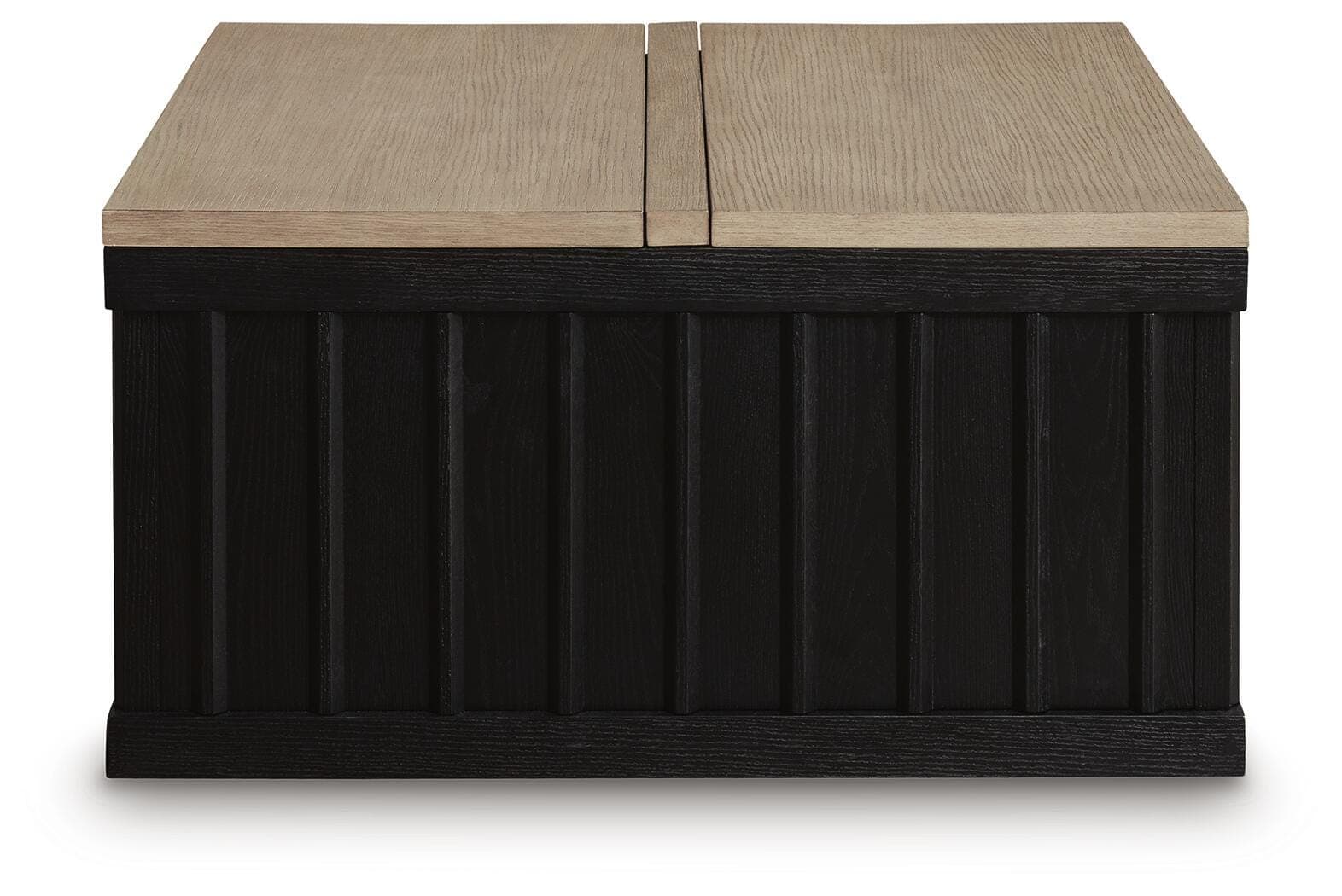 Rylandyn Lift-Top Coffee Table — Black/Gray;Brown/Beige — view 5