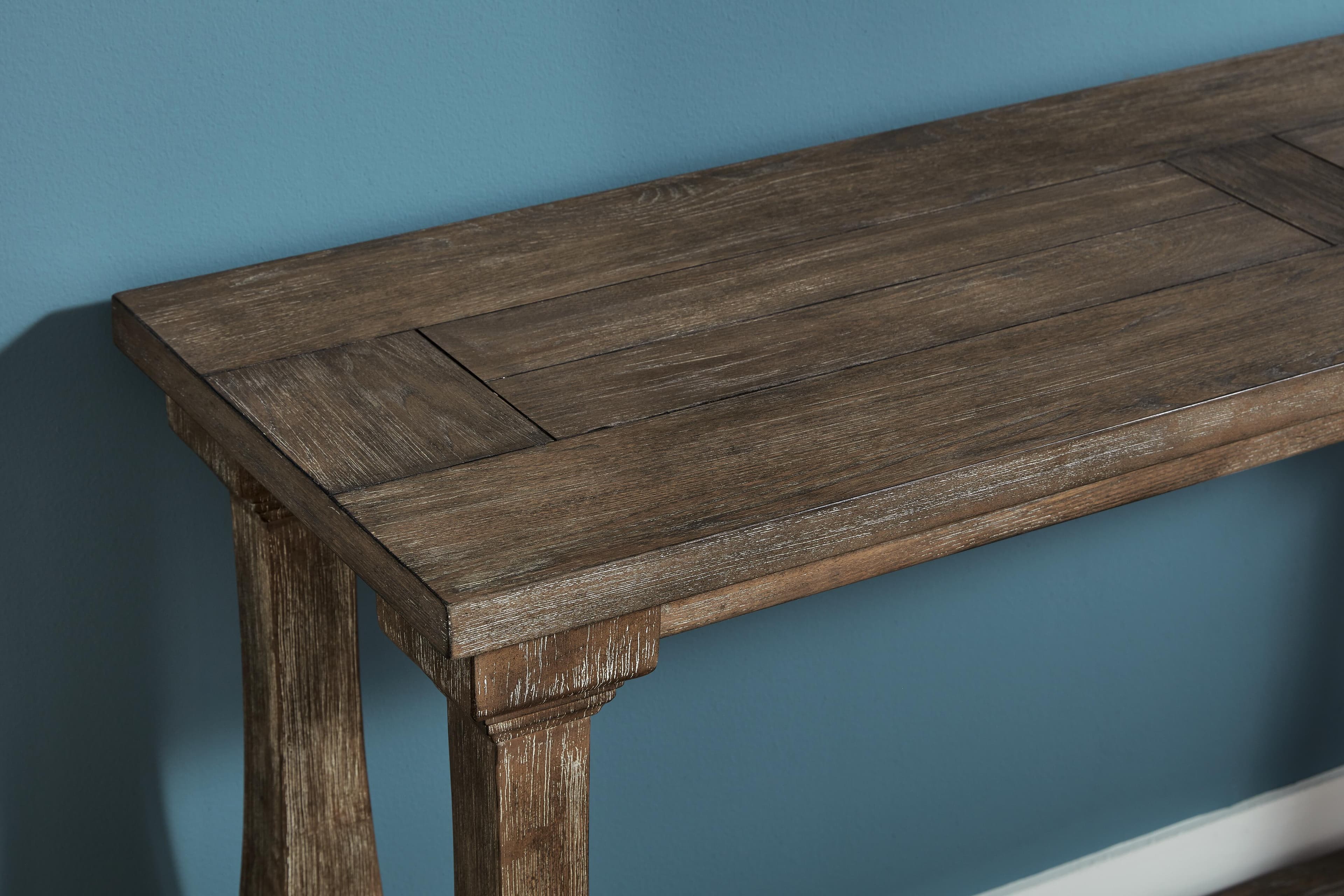 Johnelle Sofa Table — Brown/Beige — view 5