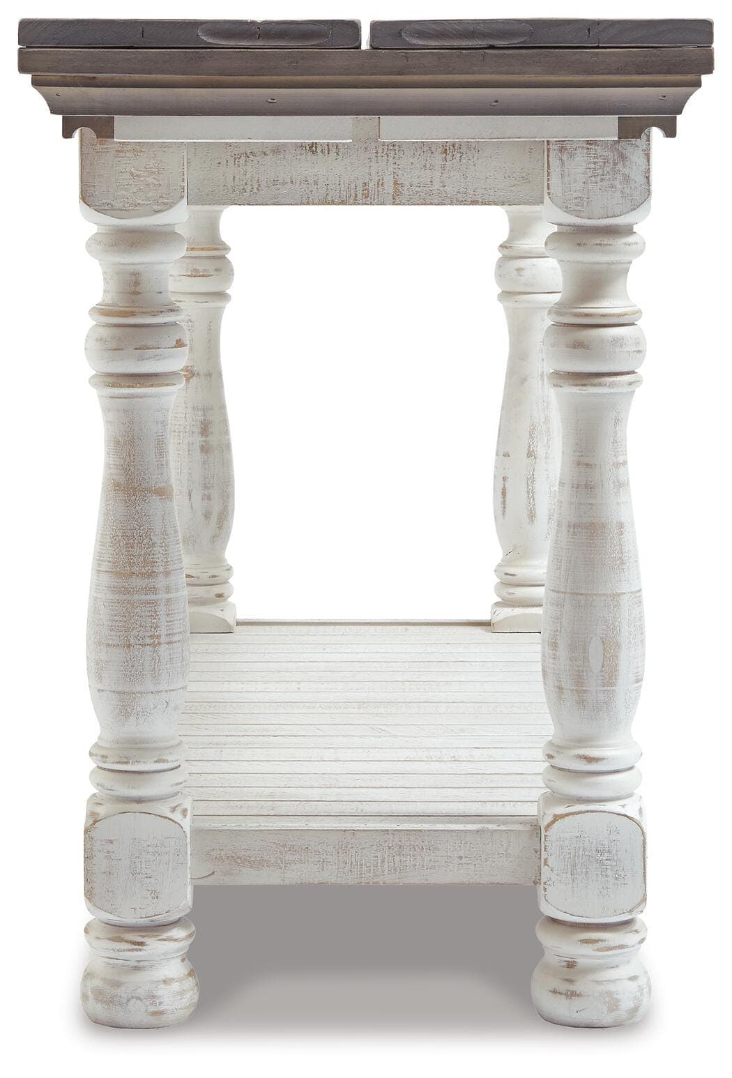 Havalance Sofa/Console Table — White;Brown/Beige — view 5