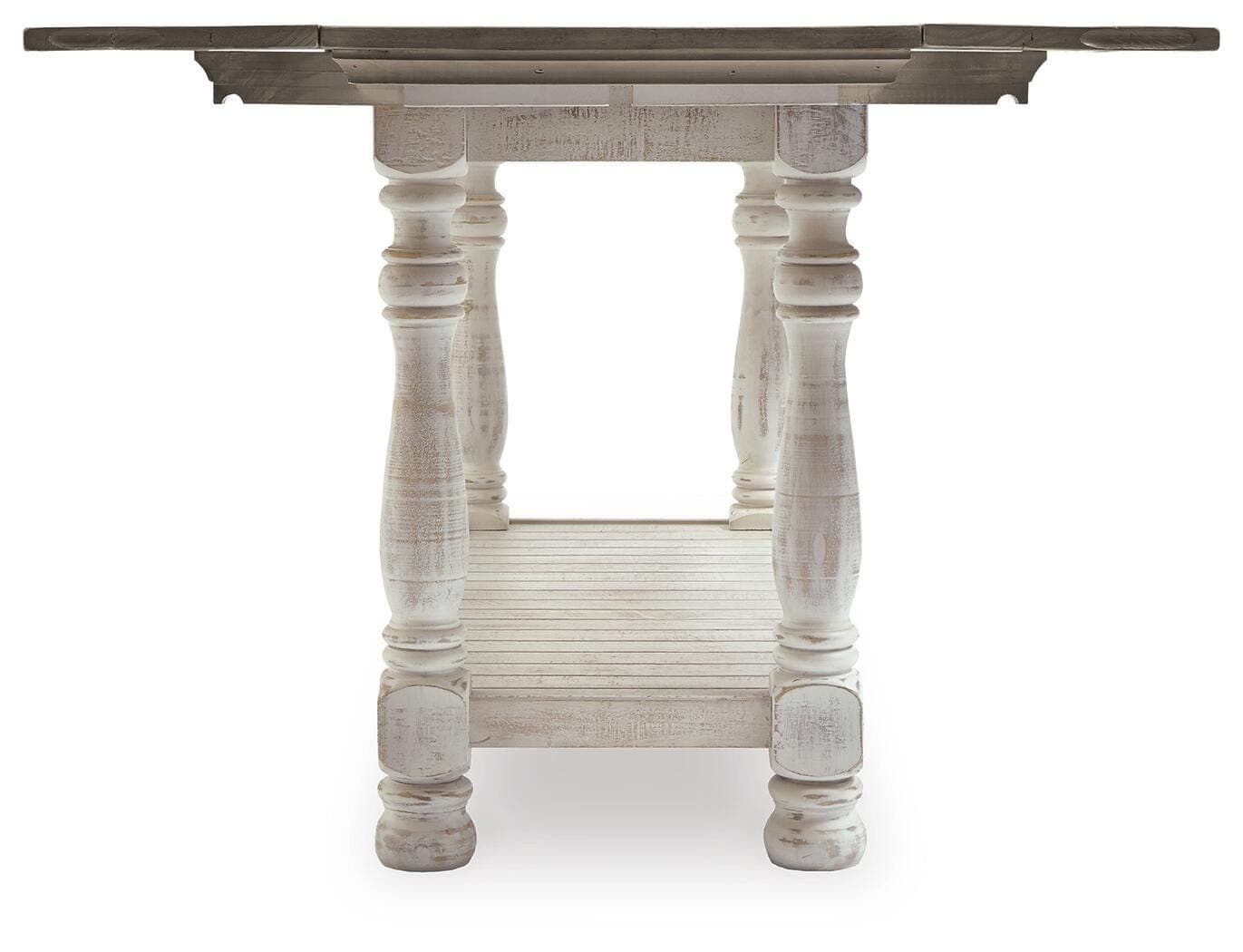 Havalance Sofa/Console Table — White;Brown/Beige — view 3