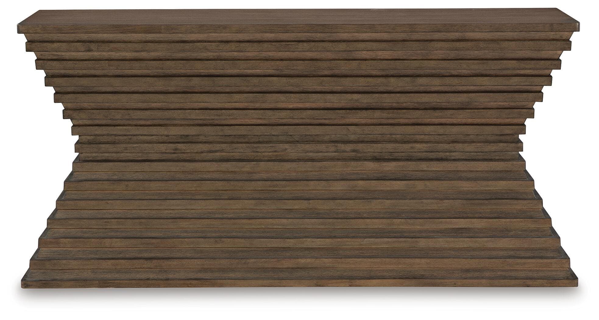 Hannodream Sofa Table — Brown/Beige — view 3