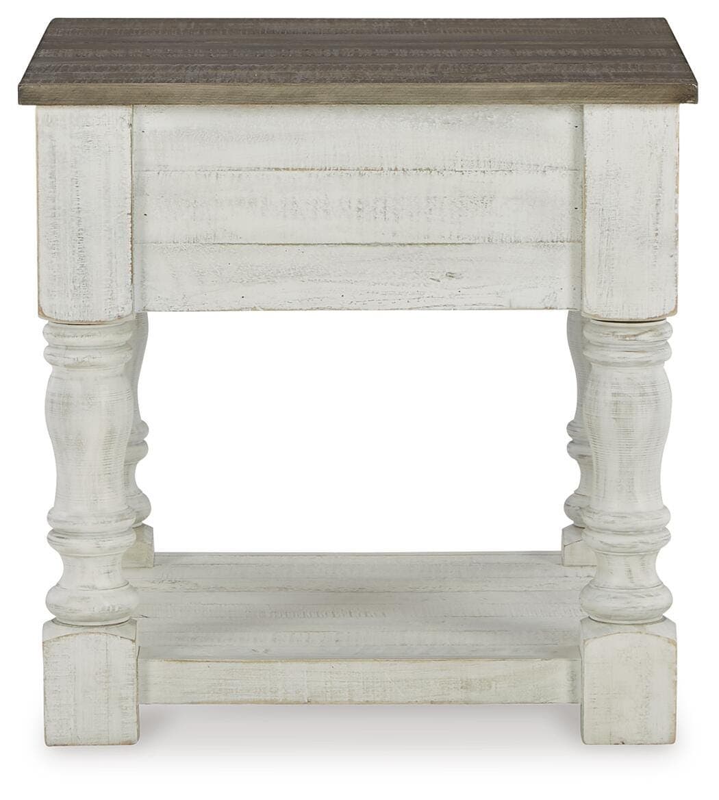 Havalance End Table — White;Black/Gray — view 6