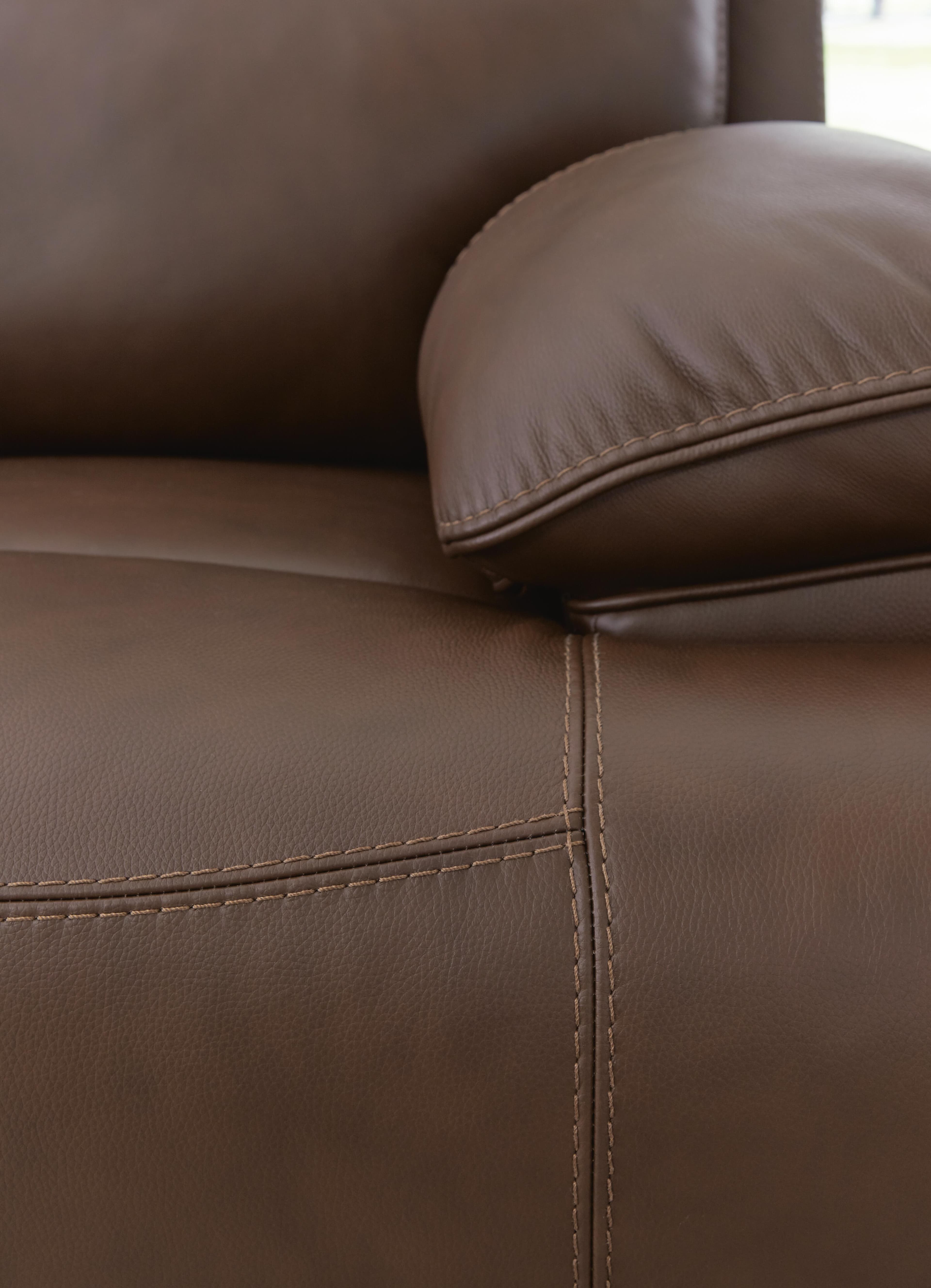 VonRyan Power Reclining Sofa — Brown/Beige — view 7