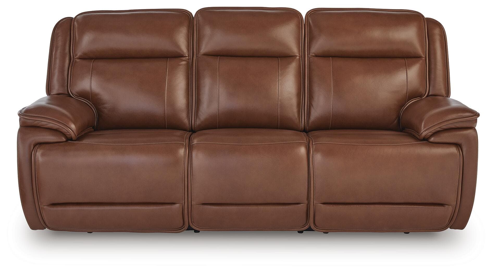Healy Pier Power Reclining Sofa — Brown/Beige — view 4