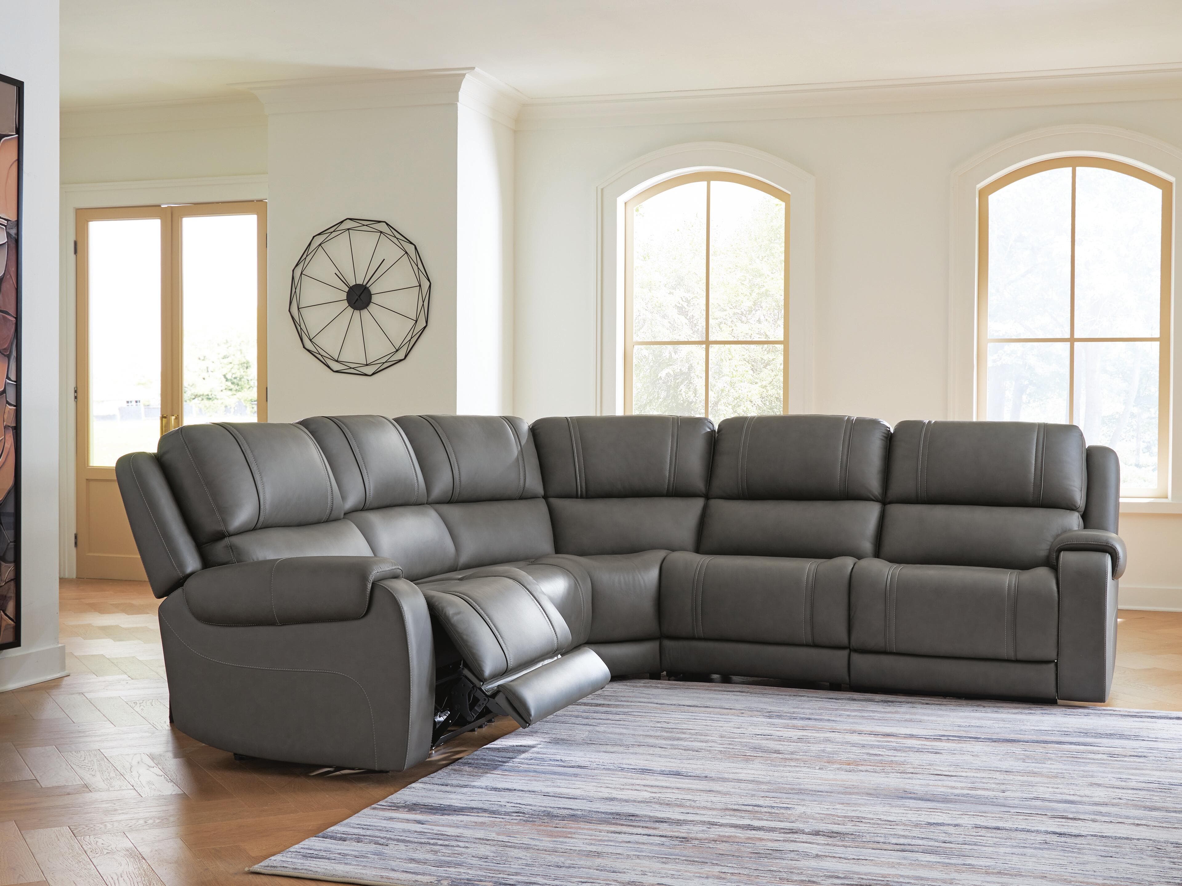 5Z-Harrenhurst 5-Piece Power Reclining Sectional — Anchor — view 2