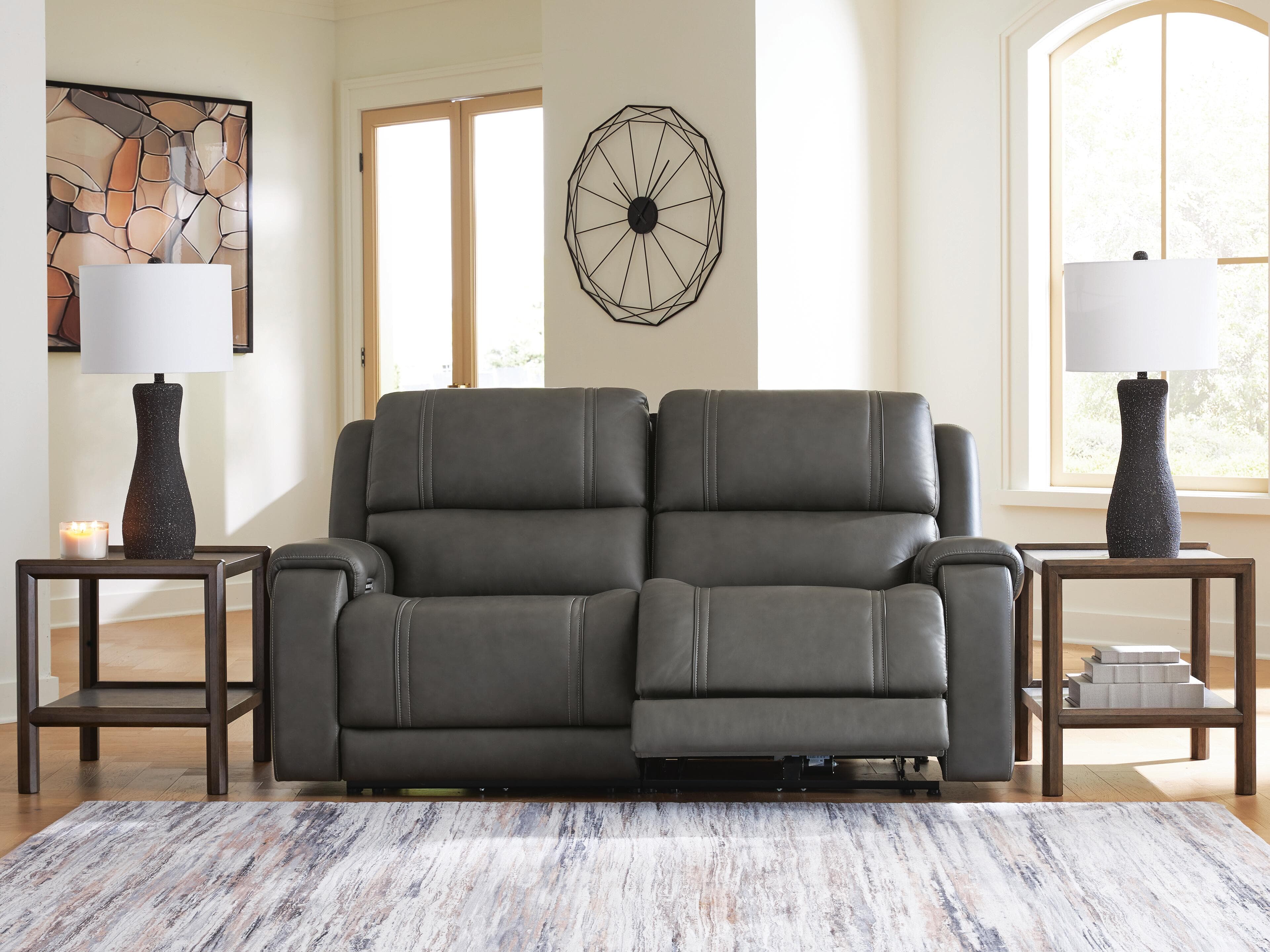5Z-Harrenhurst 2-Piece Power Reclining Sectional Loveseat — Anchor — view 3