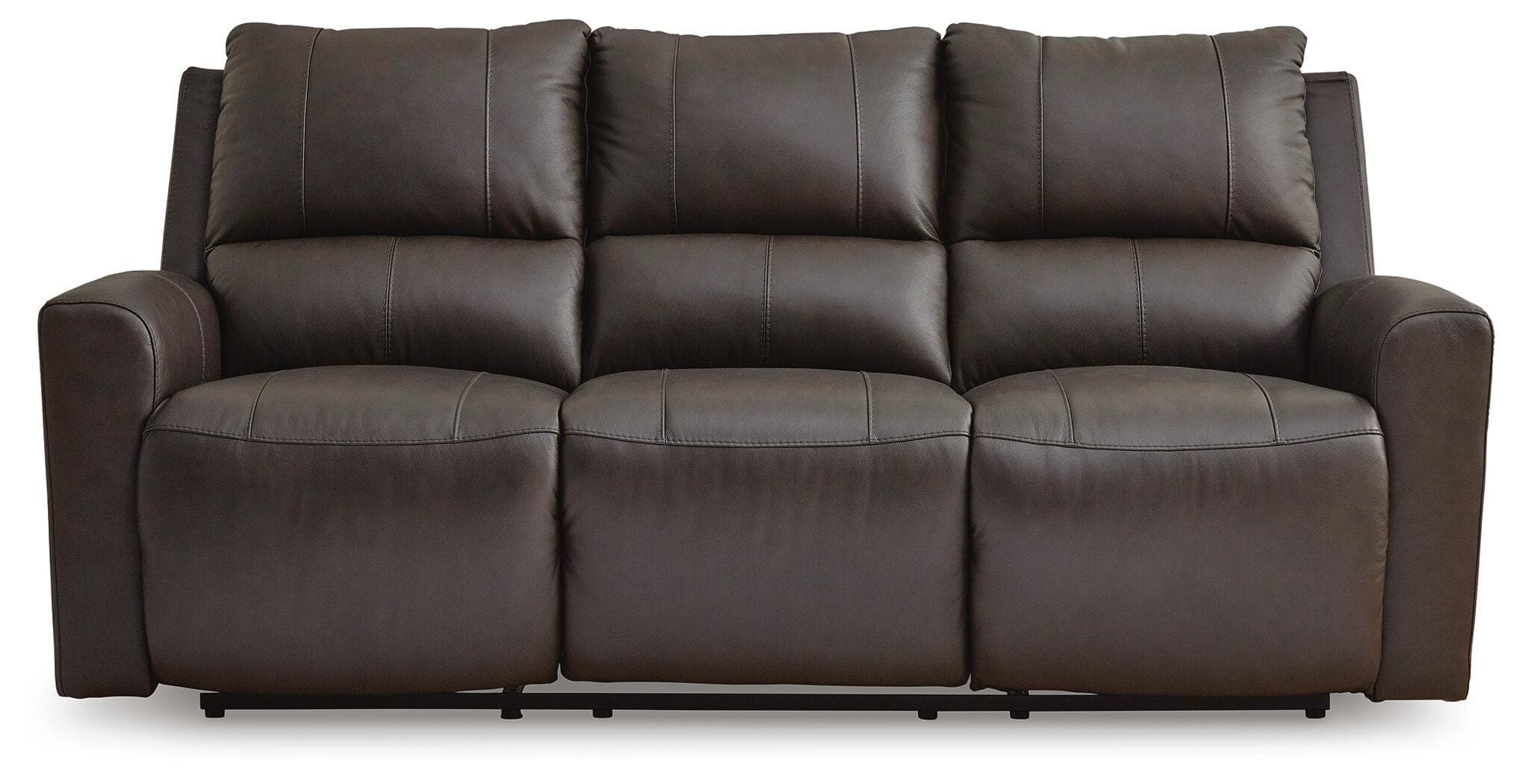 Boxmere Power Reclining Sofa — Black/Gray — view 4