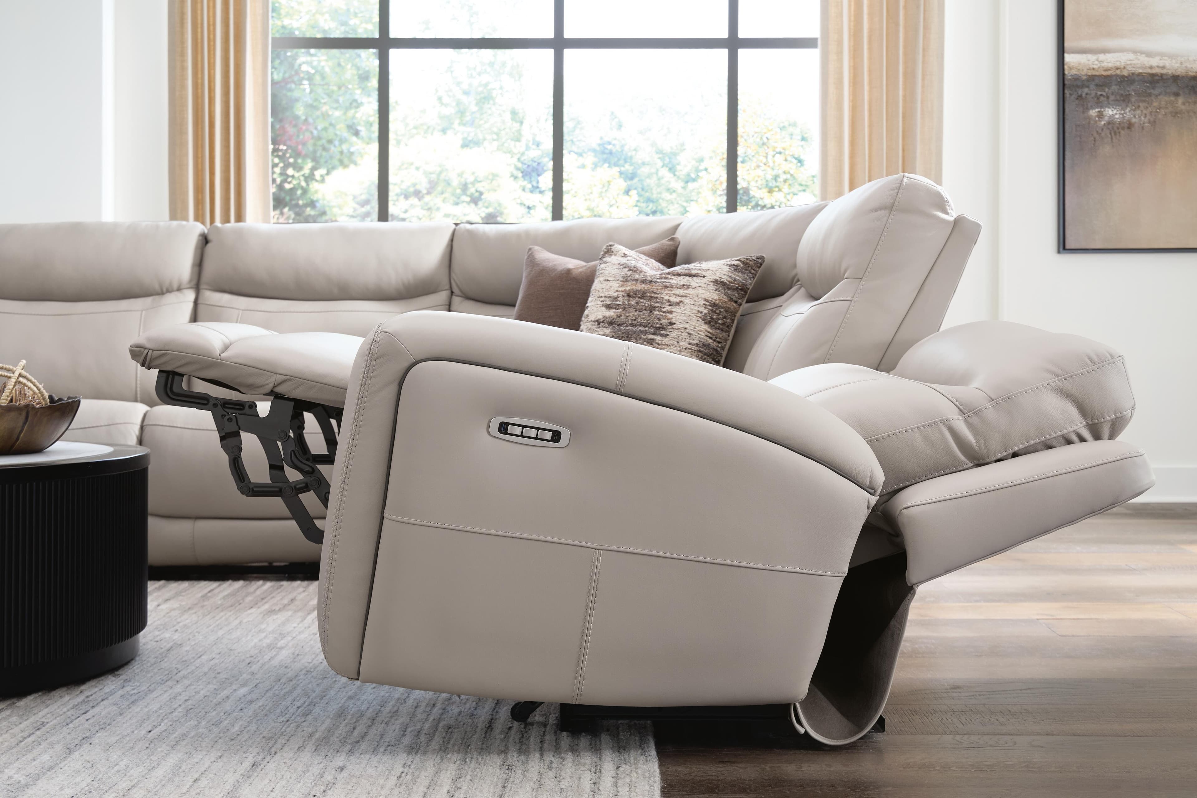 Gravier 5-Piece Power Reclining Sectional — Gray — view 4