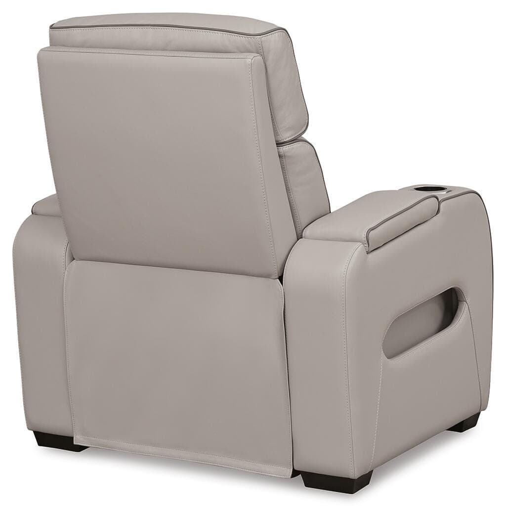 Boyington Power Recliner — Black/Gray — view 6