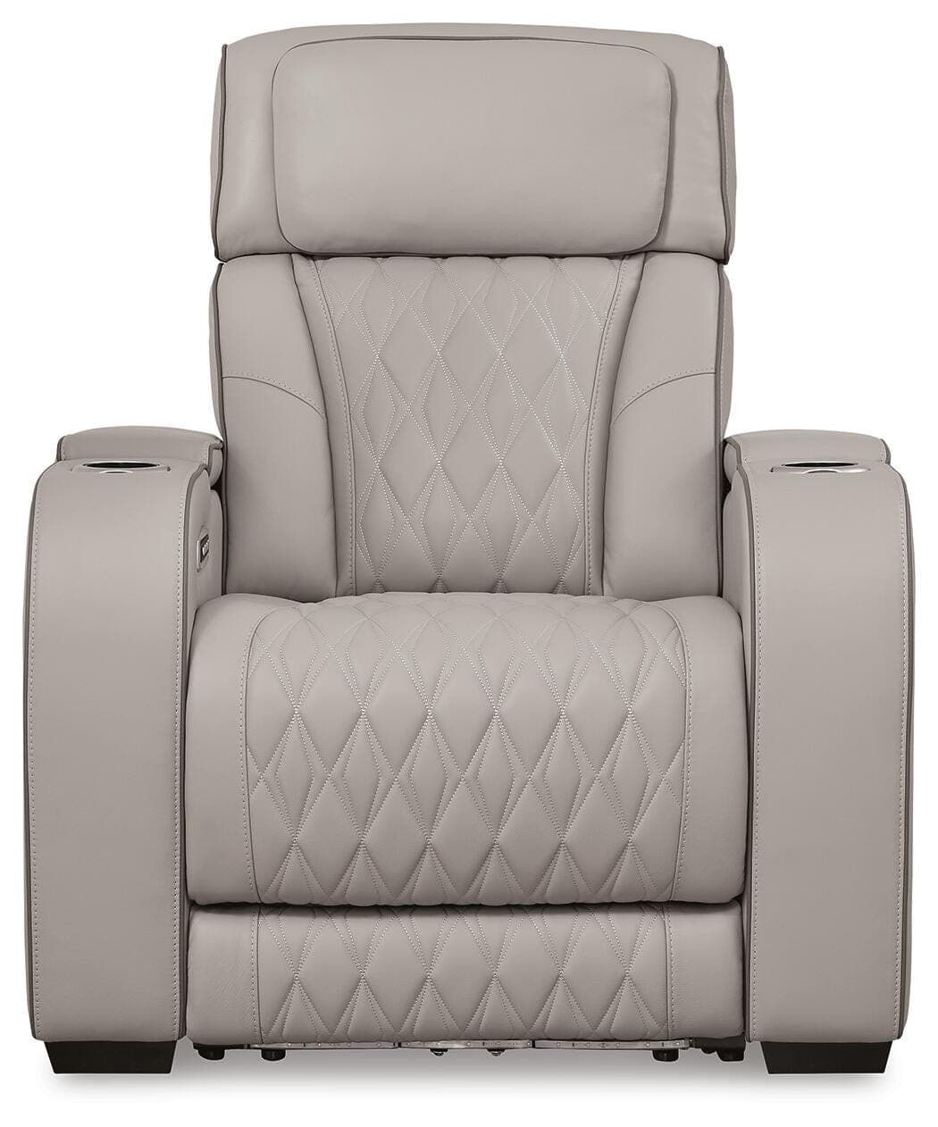 Boyington Power Recliner — Black/Gray — view 4