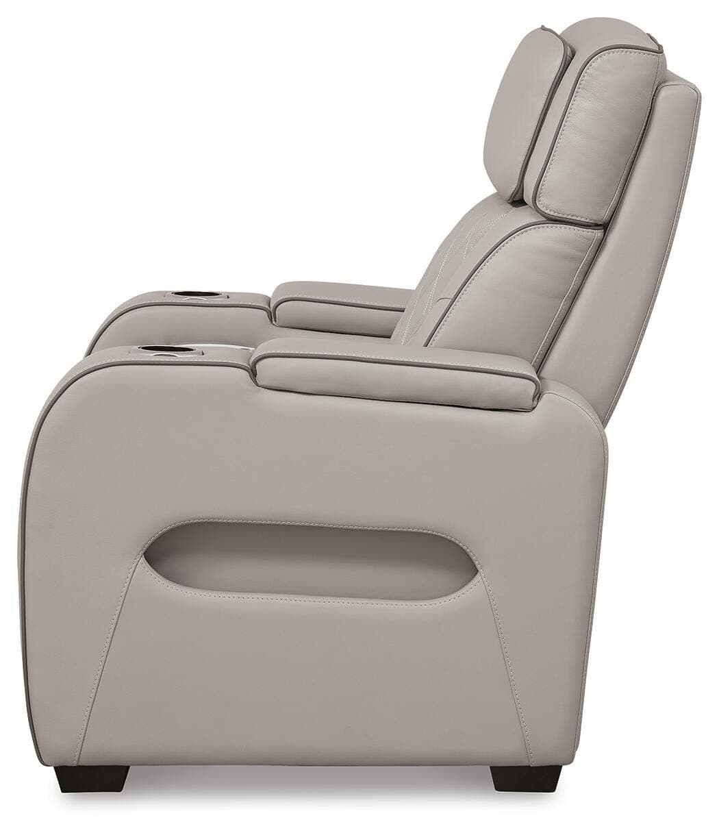 Boyington Power Recliner — Black/Gray — view 5