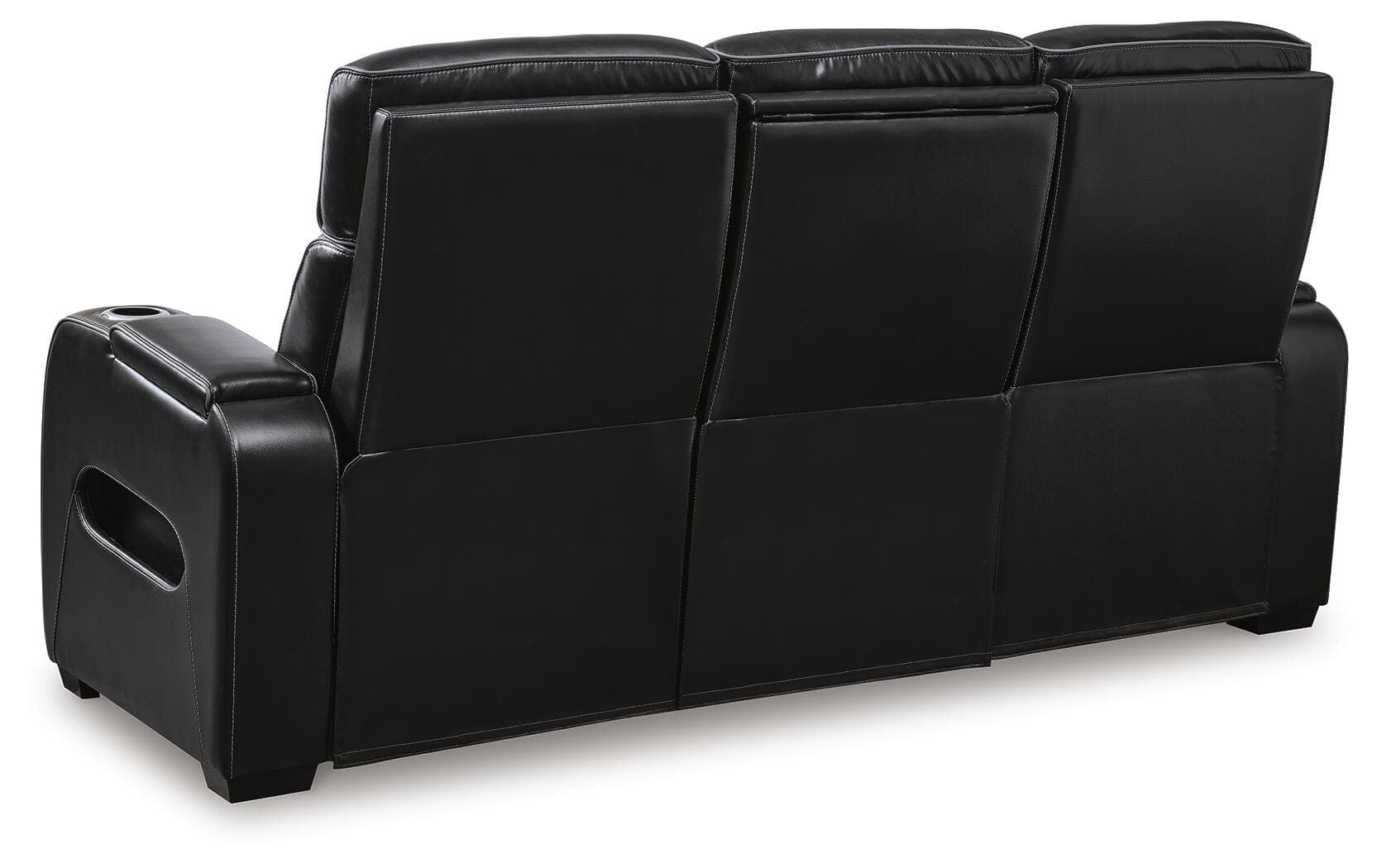 Boyington Power Reclining Sofa — Black/Gray — view 7