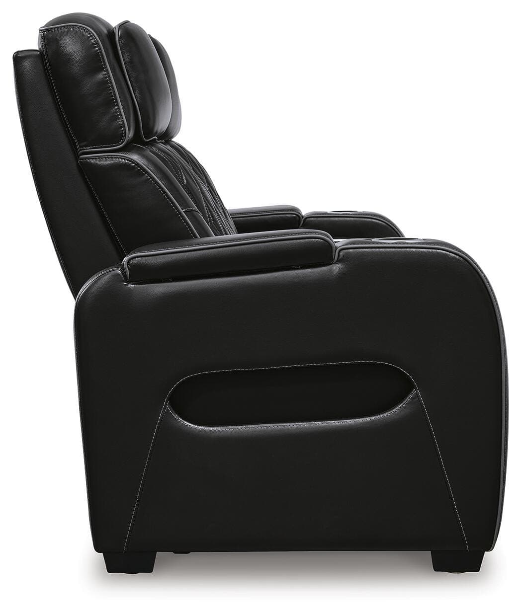 Boyington Power Reclining Sofa — Black/Gray — view 6