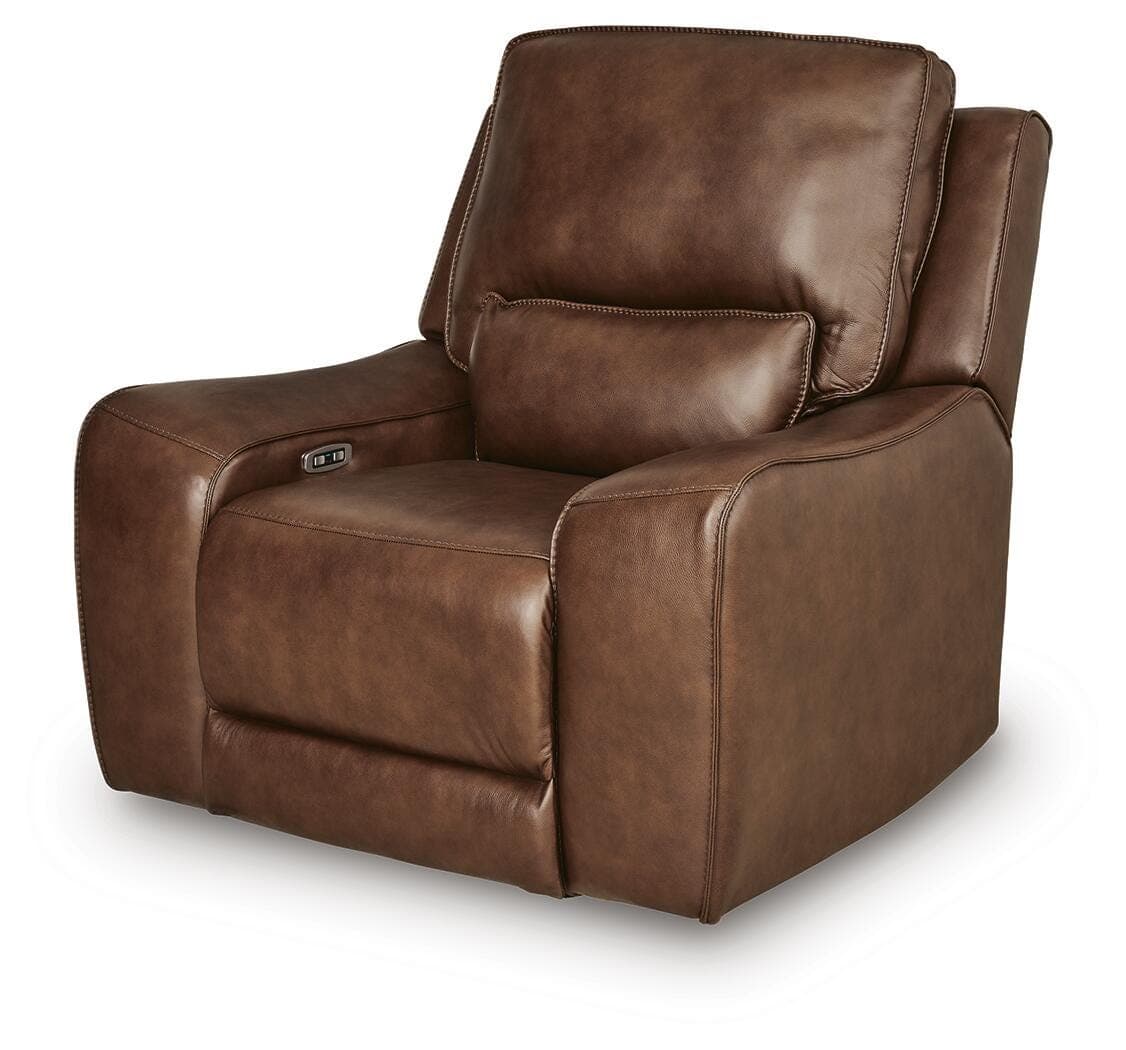 Silverbrooke Power Recliner — Brown/Beige — view 5