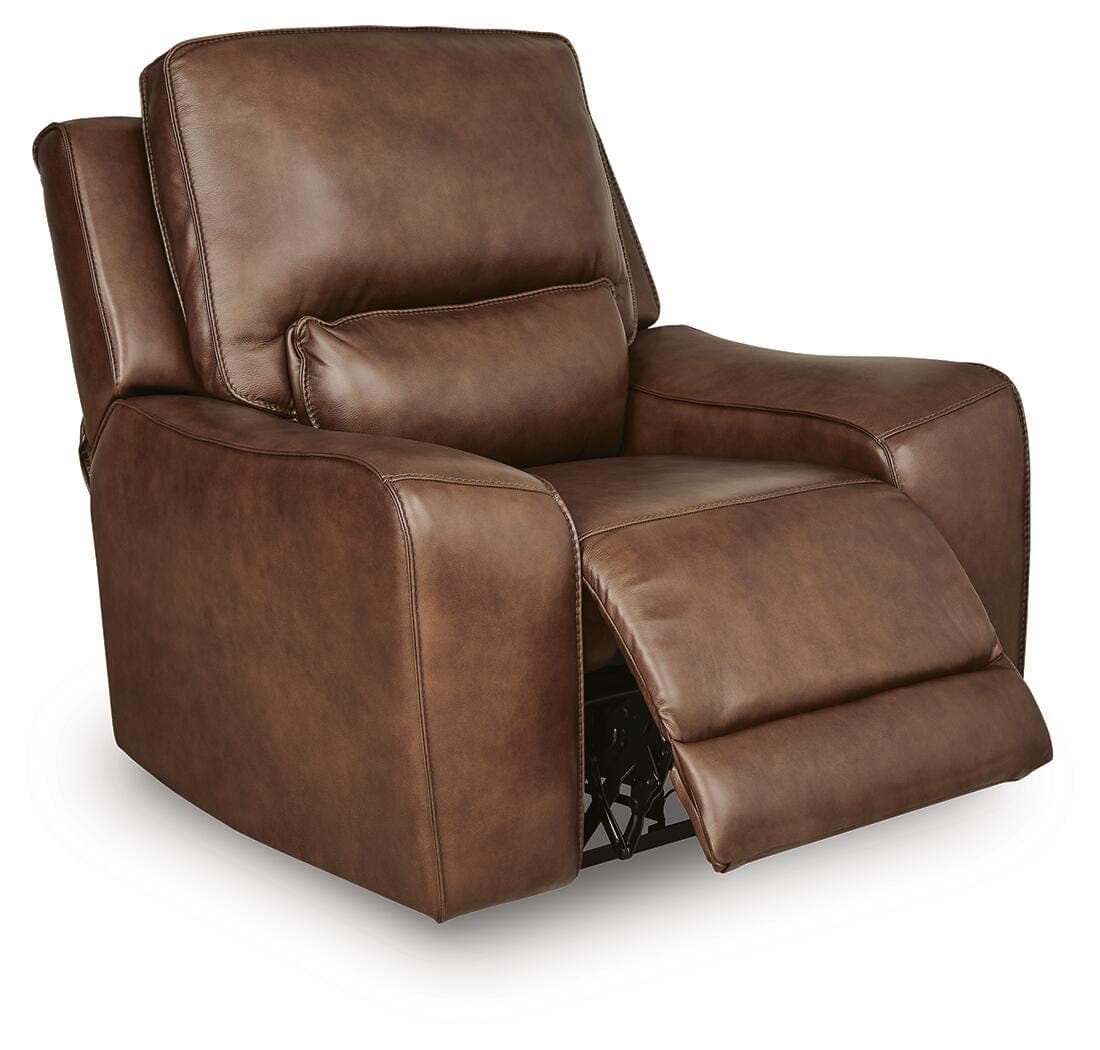 Silverbrooke Power Recliner — Brown/Beige — view 3