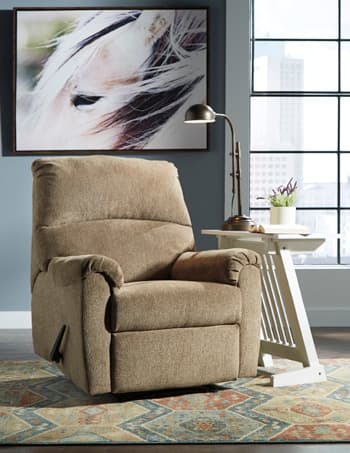 Nerviano Recliner — Brown/Beige — view 8