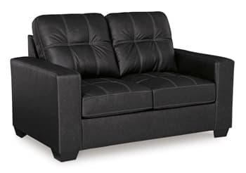 Barlin Mills Loveseat — Black/Gray — view 7
