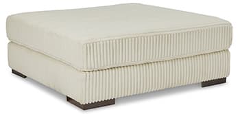 Lindyn Oversized Accent Ottoman — Brown/Beige — view 6