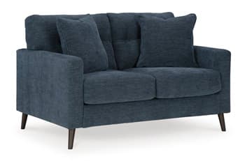 Bixler Loveseat — Blue — view 8