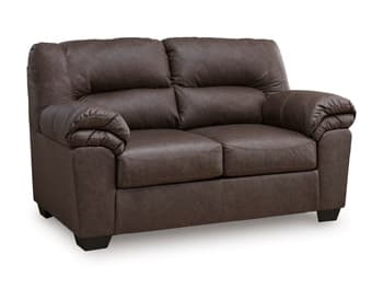 Whitlock Loveseat — Brown/Beige — view 7
