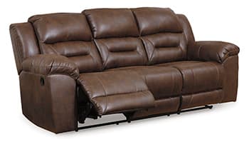Stoneland Reclining Sofa — Brown/Beige — view 8