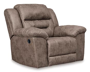 Stoneland Recliner — Brown/Beige — view 7