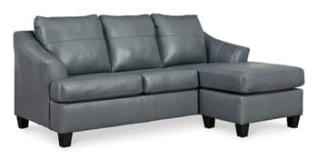 Genoa Sofa Chaise — Blue — view 8