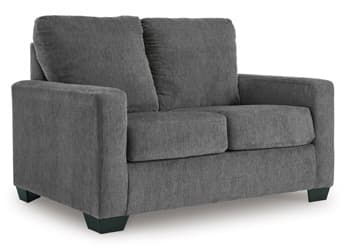 Rannis Twin Sofa Sleeper — Black/Gray — view 8