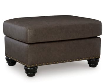 Roxmere Ottoman — Brown/Beige — view 6