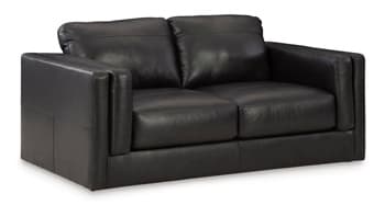 Amiata Loveseat — Black/Gray — view 8