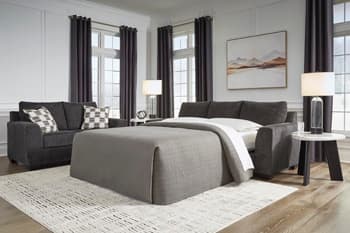 Loreo Queen Sofa Sleeper — Black/Gray — view 6