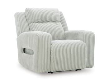 TwinBrooke Power Recliner — Black/Gray — view 8