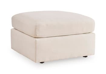 Modmax Oversized Accent Ottoman — White — view 7