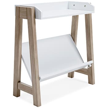 Blariden Small Bookcase — White;Brown/Beige — view 8