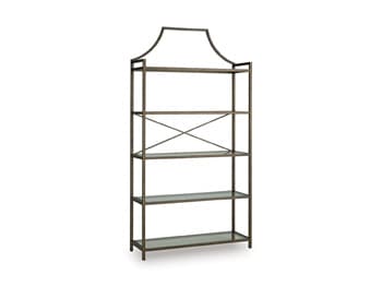 Bernonly 72" Bookcase — Metallic — view 5