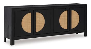 Cliffiings Accent Cabinet — Black/Gray;Brown/Beige — view 8