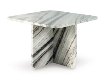 Baretton Accent Coffee Table — White;Black/Gray;Brown/Beige — view 7