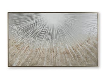 Waldard Wall Art — Gray/Taupe/White — view 8