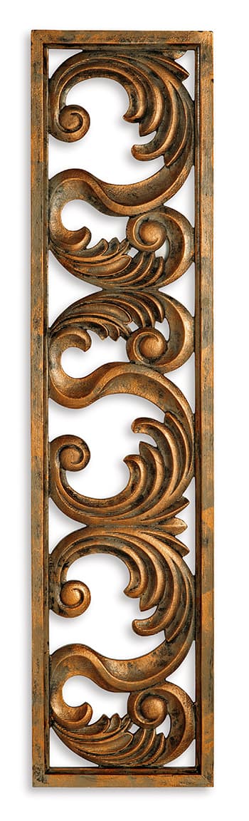 Candelario Wall Decor — Metallic;Brown/Beige — view 7