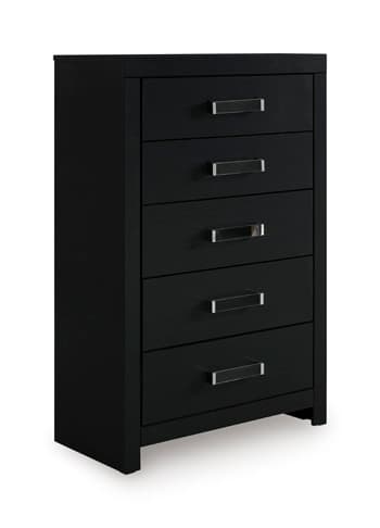 Raechalla Chest of Drawers — Black/Gray — view 6
