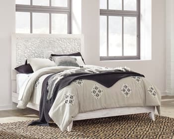 Paxberry Queen Panel Bed — White — view 8