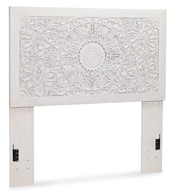 Paxberry Full Panel Headboard — White — view 6
