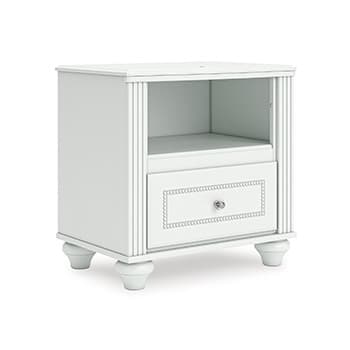 Maylilly Nightstand — White — view 8