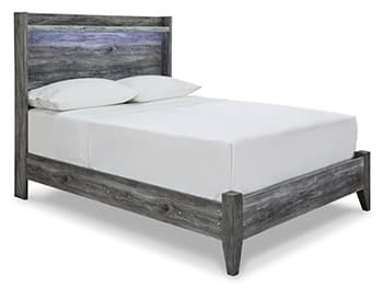 Baystorm Full Panel Bed — Black/Gray;Brown/Beige — view 8