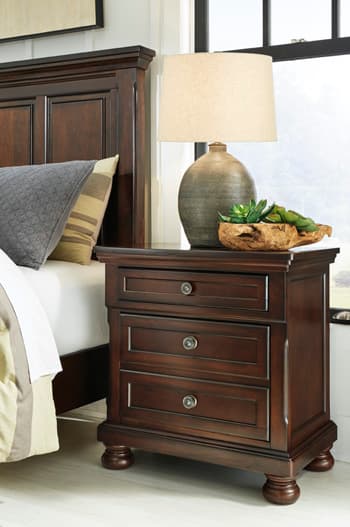 Porter Nightstand — Brown/Beige — view 8