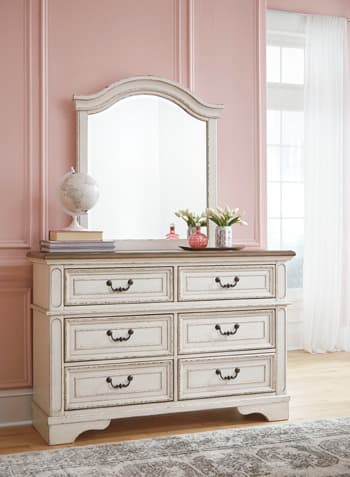 Realyn Dresser and Mirror — White — view 8