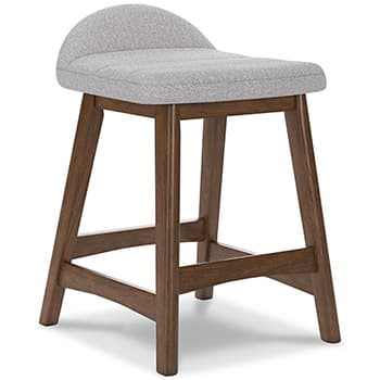 Lyncott Counter Height Bar Stool — Black/Gray;Brown/Beige — view 8