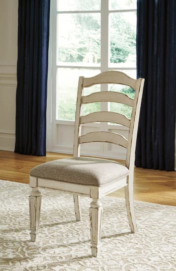 Realyn Dining Chair — White;Brown/Beige — view 8