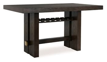Burkhaus Counter Height Dining Table — Brown/Beige — view 8