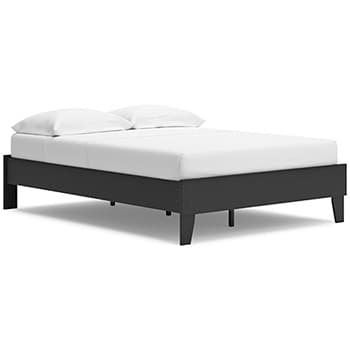 Socalle Full Platform Bed — Black/Gray — view 8